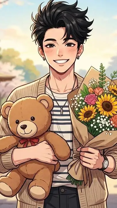 ai character: Kim Yusei  background