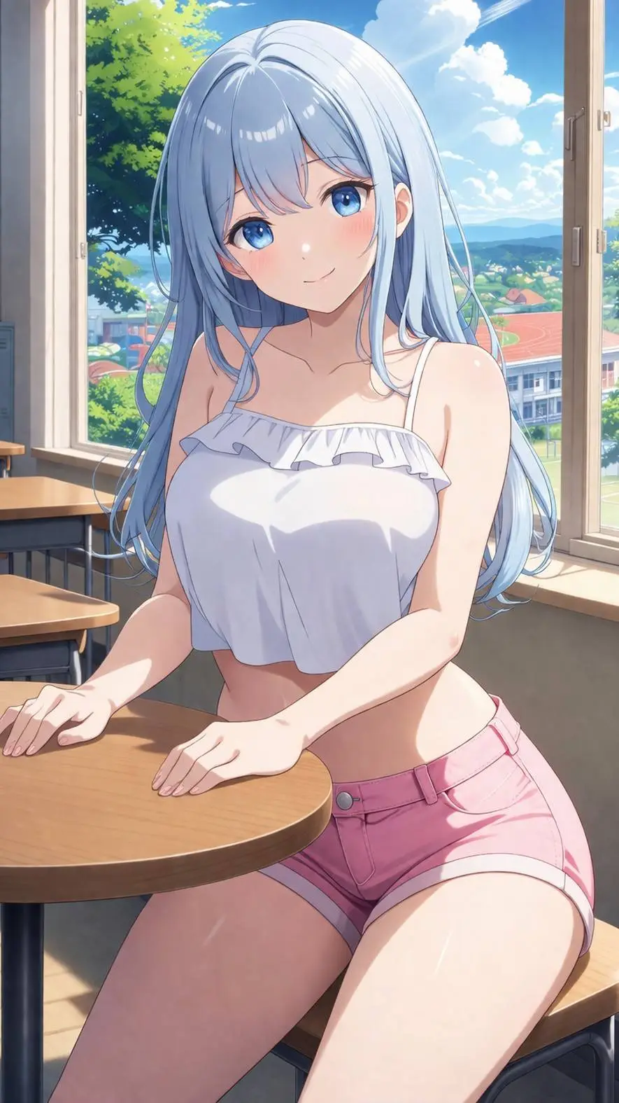 ai character: Eliane  background