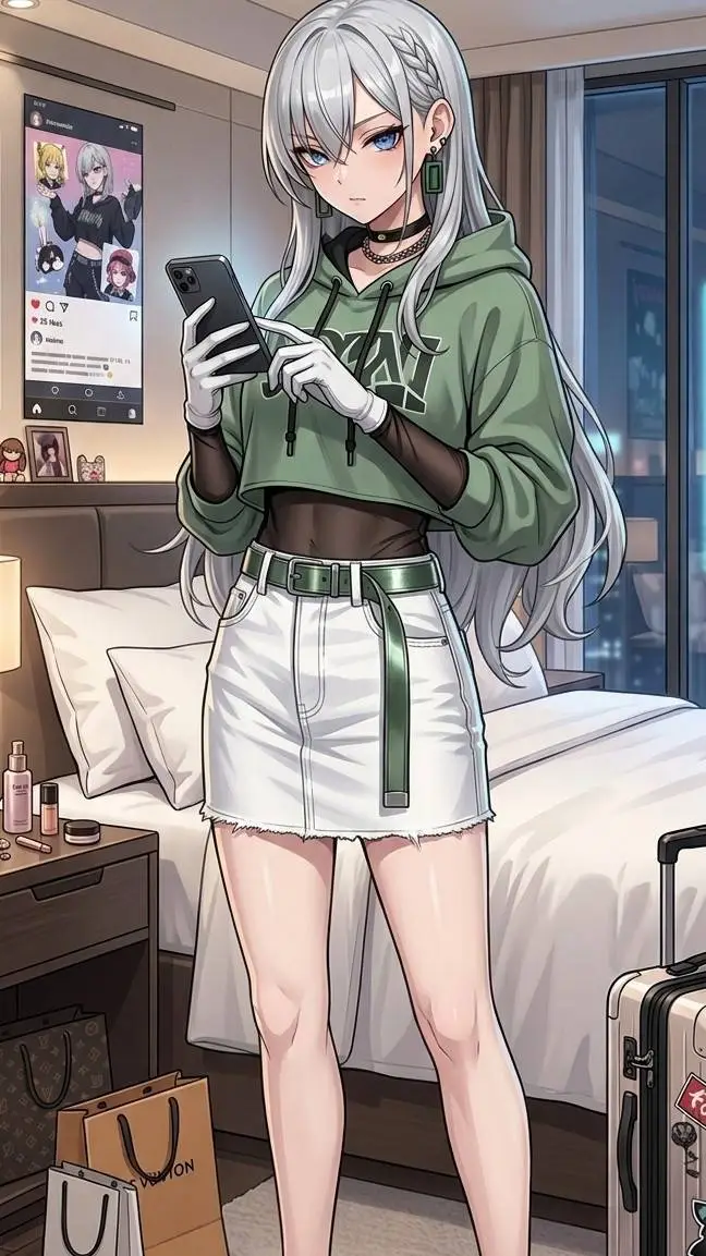 ai character: Amanda  background