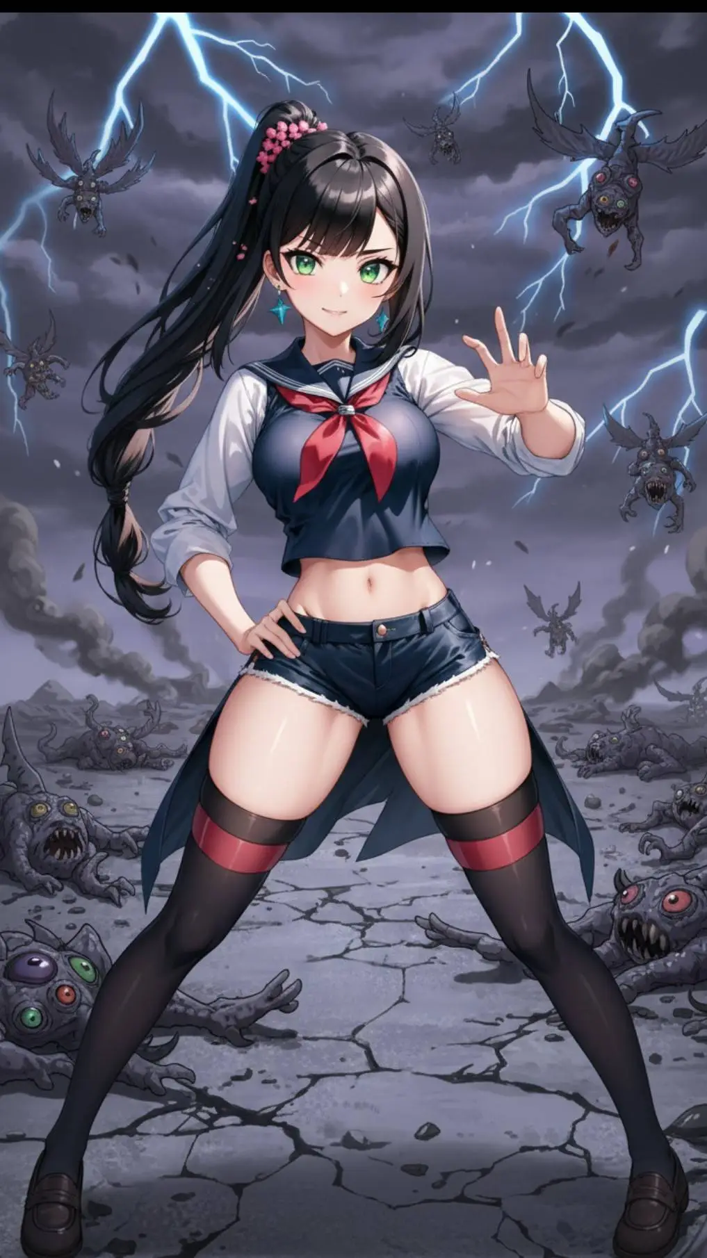 ai character: Megan  background