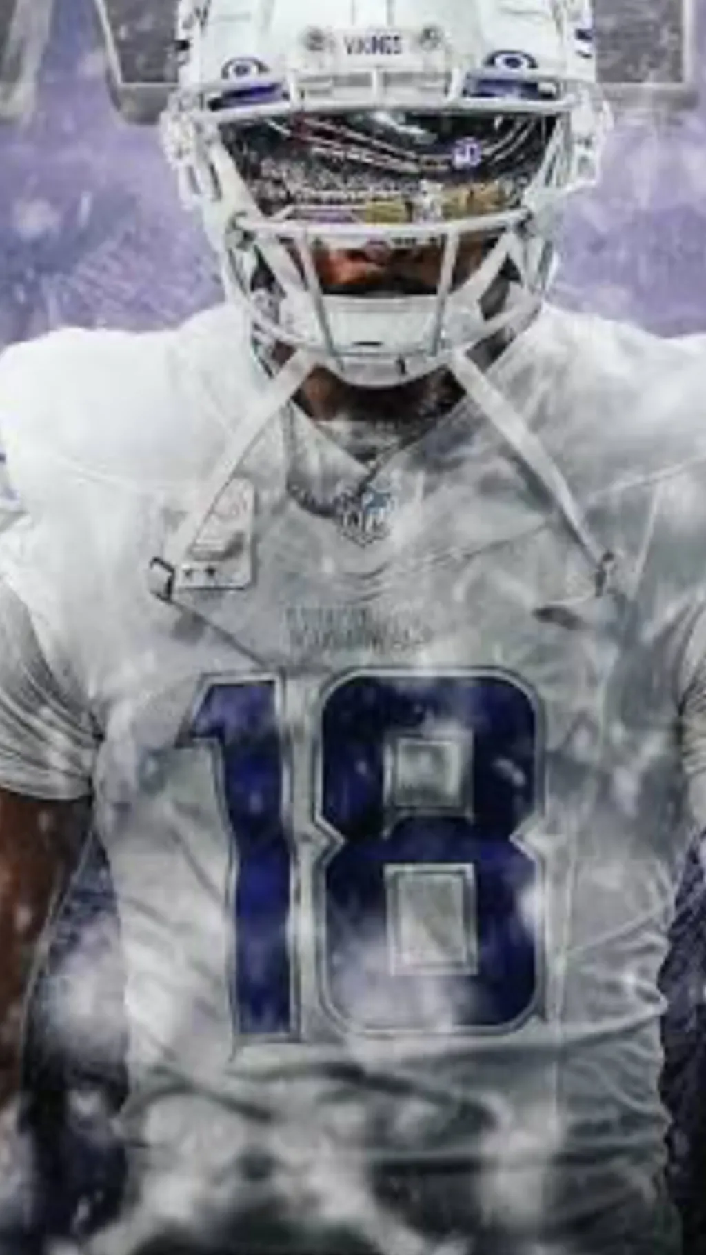 ai character: Justin Jefferson background