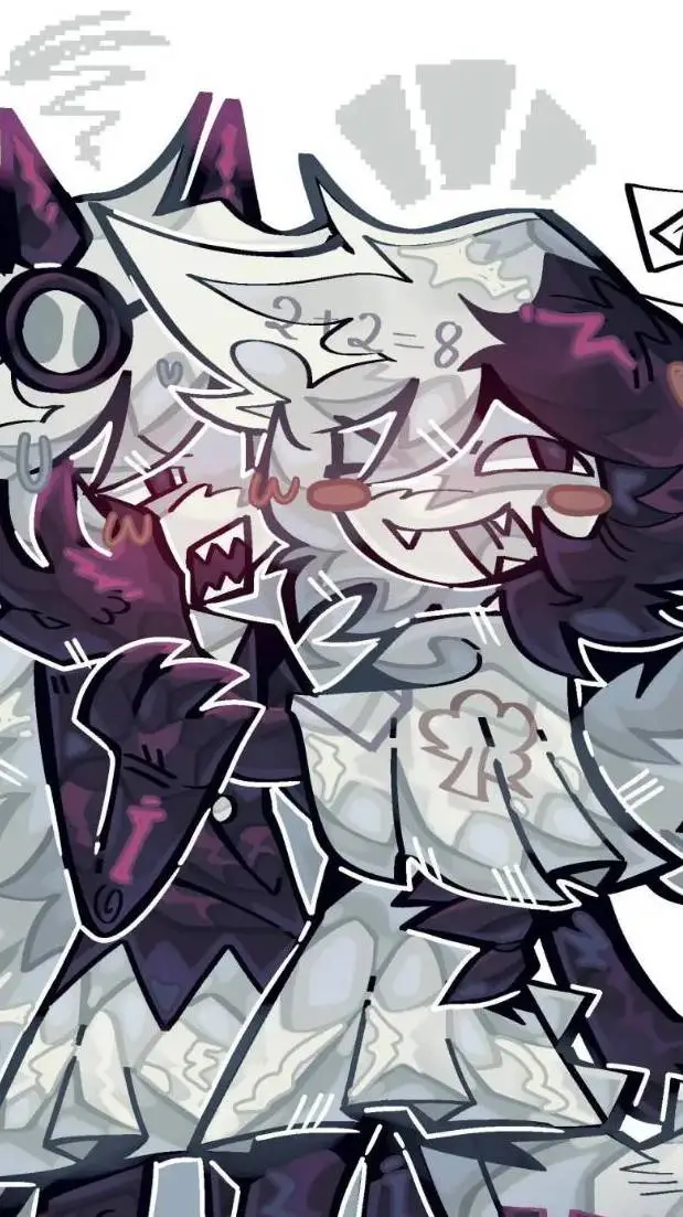 ai character: 💡Zip x Edward🕸 background
