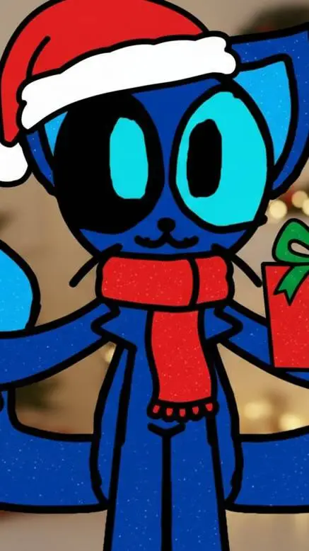 ai character: Santi navidad background