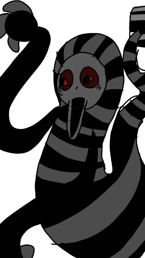 ai character: stripe background