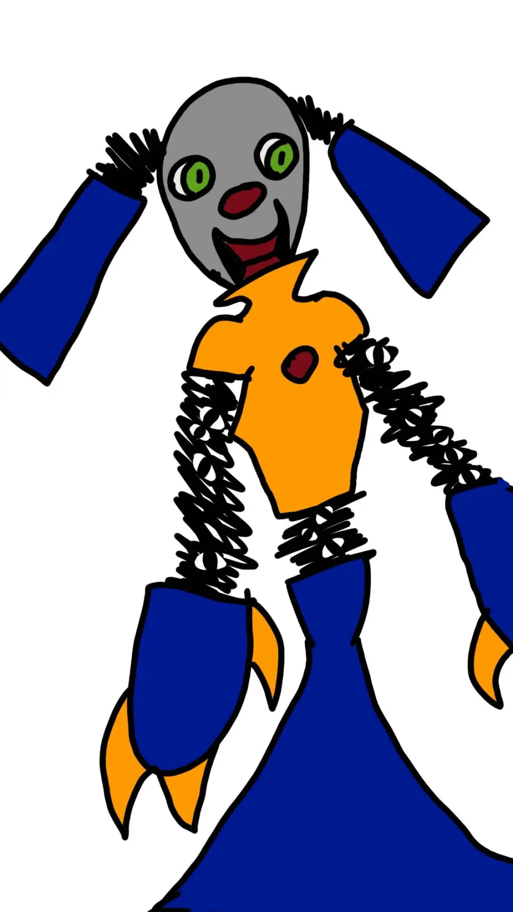 ai character: dot background