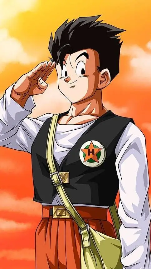ai character: Gohan! Dragon Ball background