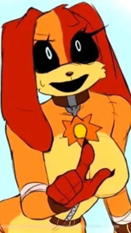 ai character: female dogday background