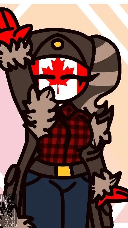 ai character: female Canada~ background