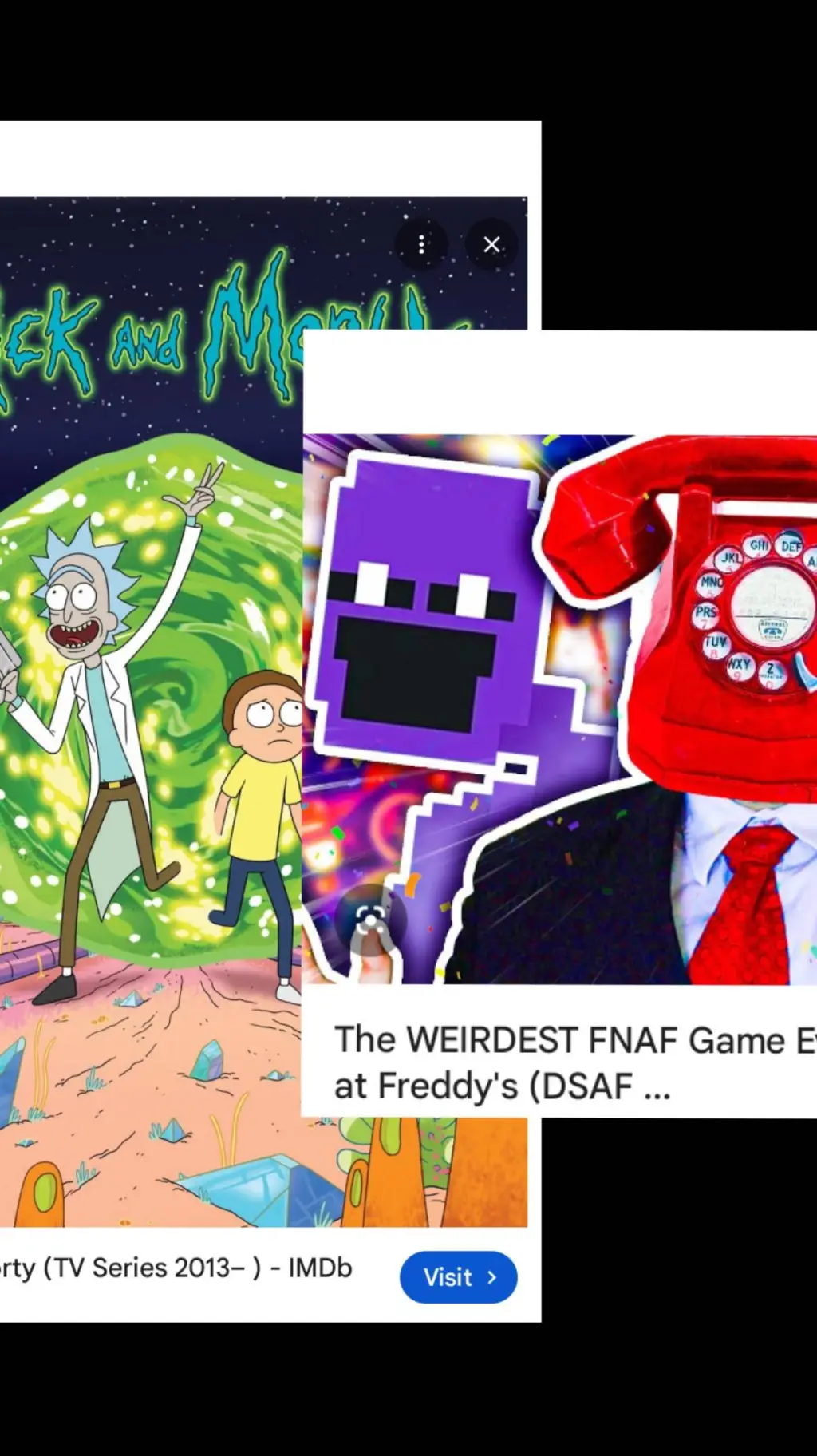 ai character: dsaf x rickmorty background