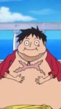 ai character: luffy gordo background