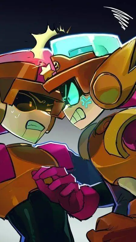 ai character: Larry & Lawrie  background