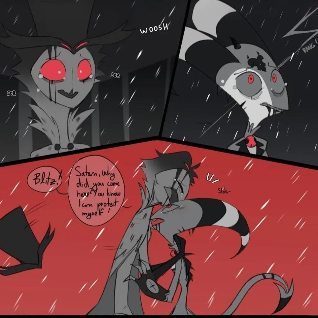 chat with ai character: Blitzø saves stol