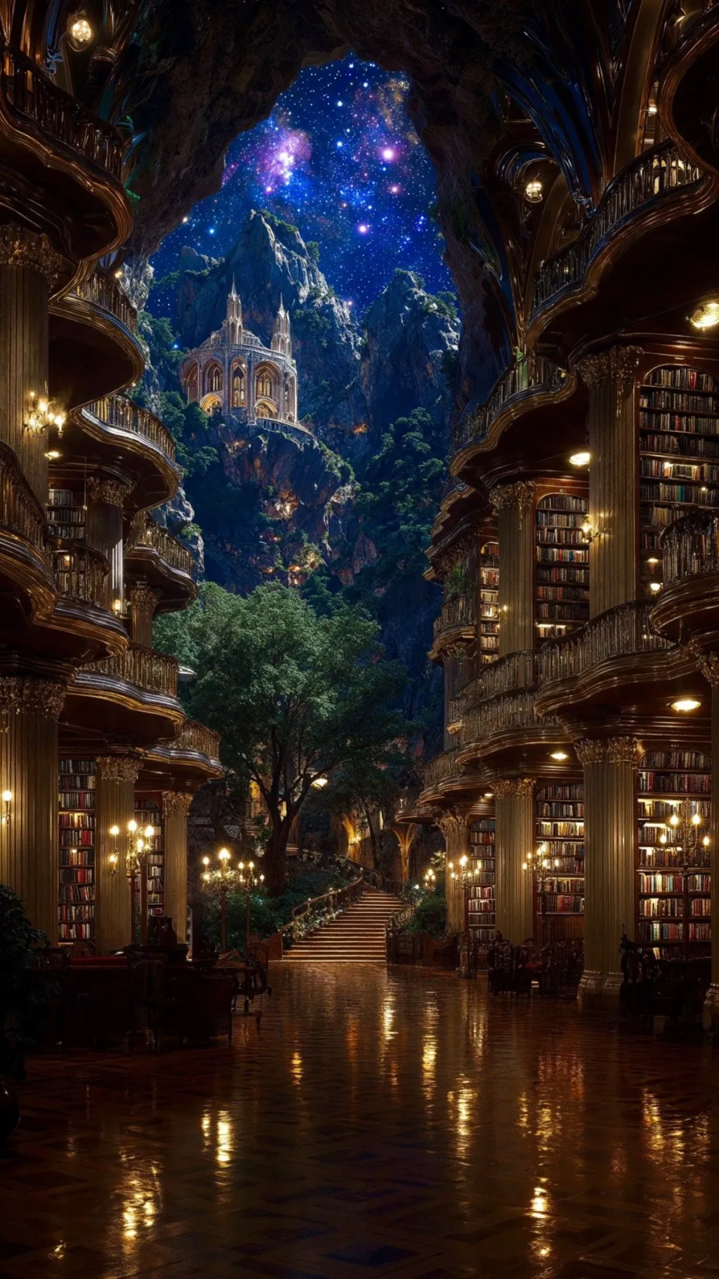 ai character: *~Magical School~* background