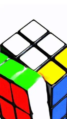 ai character: Rubik Cube  background
