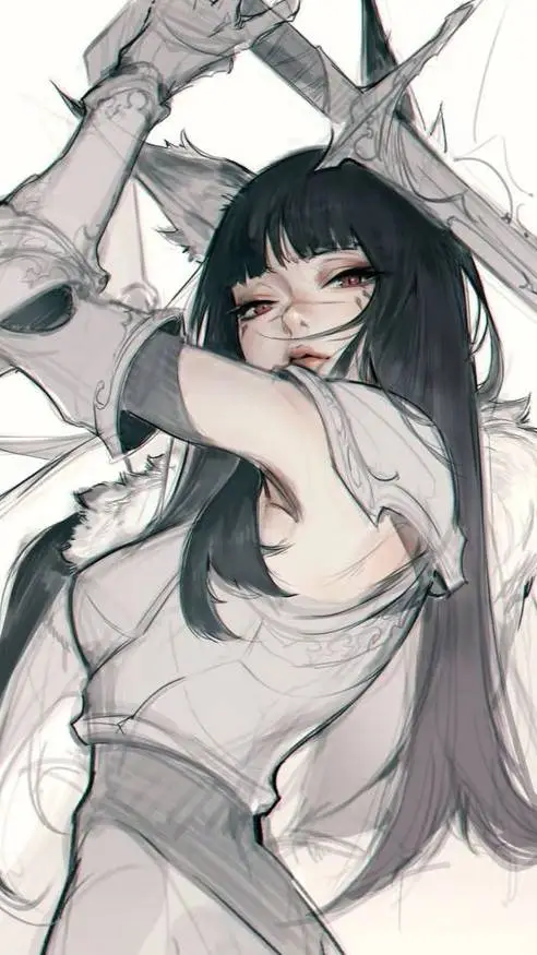 ai character: Amber background