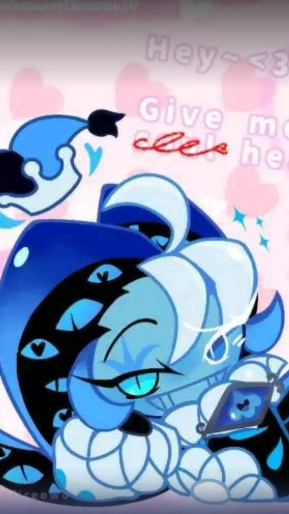 ai character: Shadow Milk Cookie background