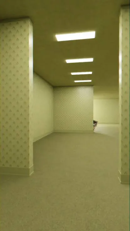 ai character: The Backrooms background