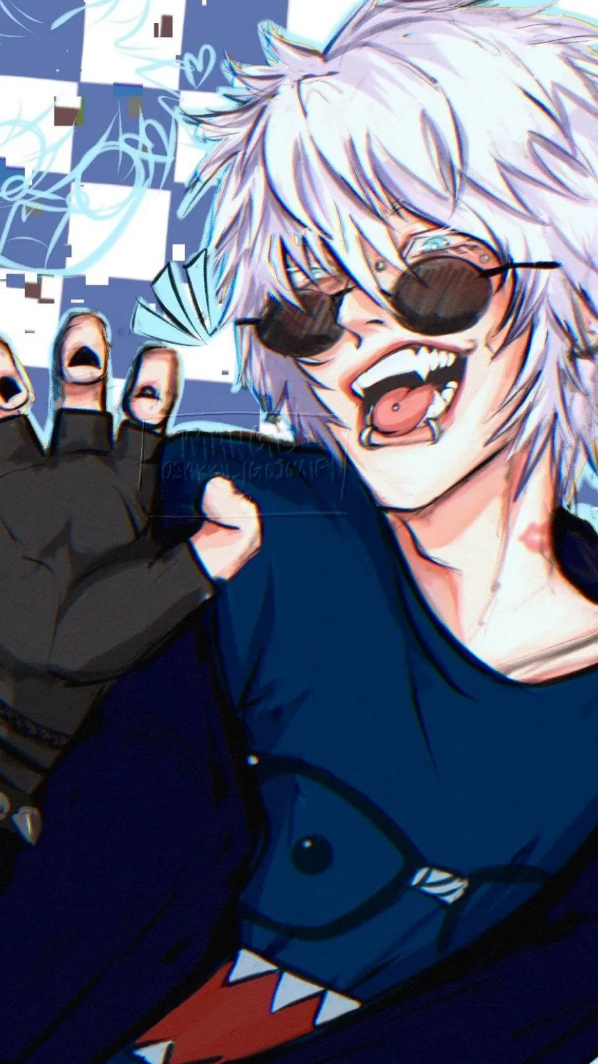 ai character: Gojo (Nails😝) background