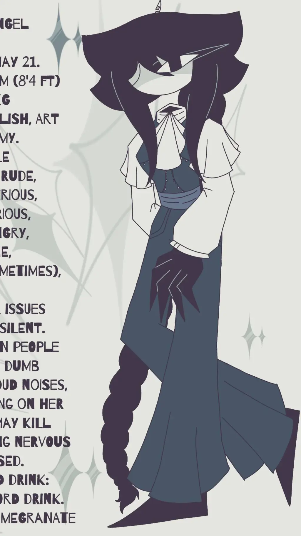 ai character: Miss Angel // FPE background