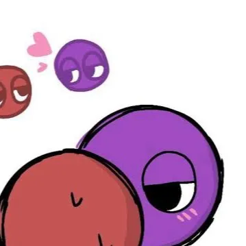 chat with ai character: Red x purple 