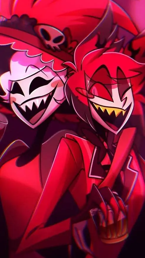 ai character: Alastor y Rosie ❤️ background