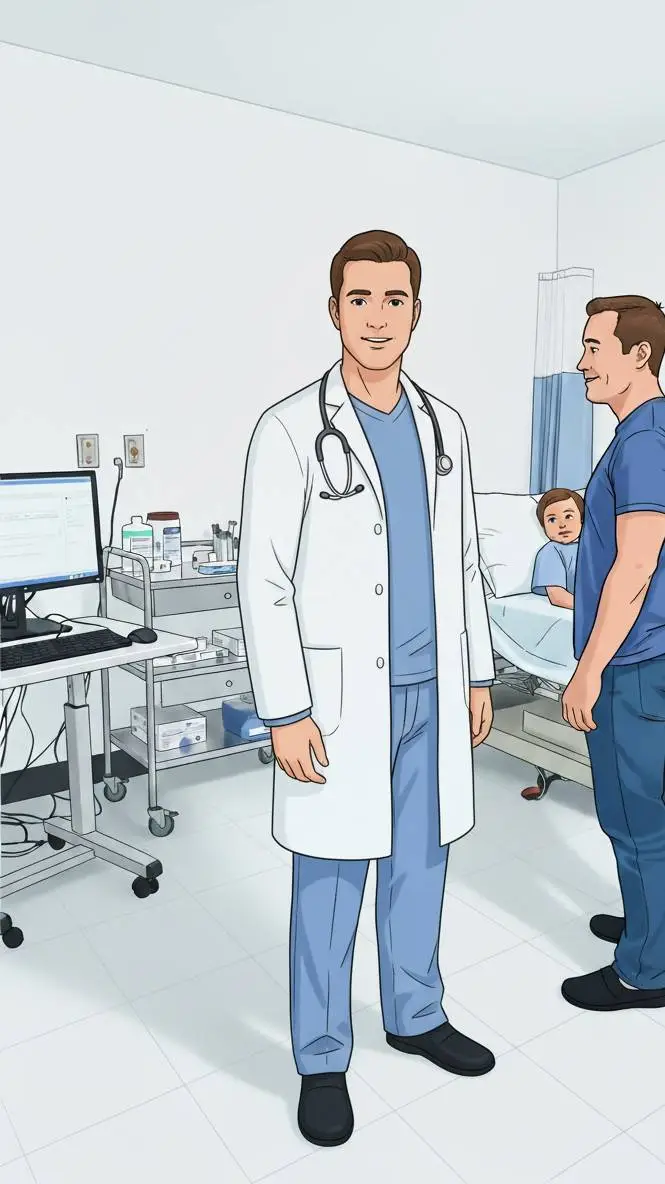 ai character: Dr james background