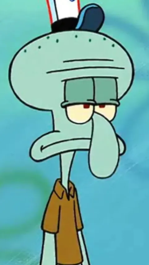 ai character: Squidward  background
