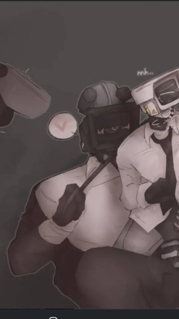 ai character: large cameraman  background