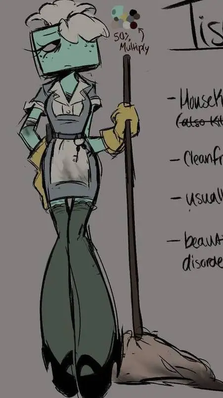 ai character: 💙Tisha💙 background