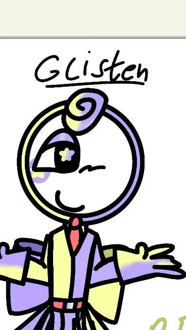 ai character: Glisten! background