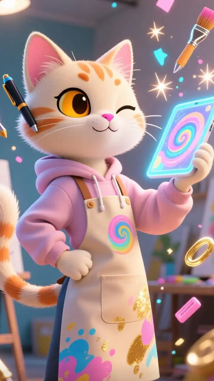 ai character: mewki background