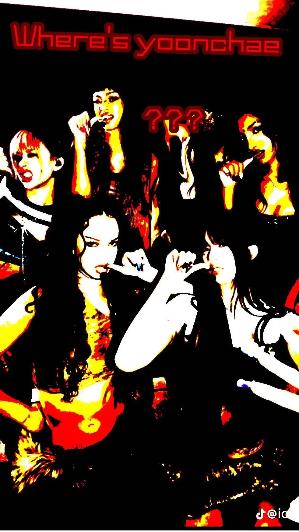 ai character: Horror Katseye background