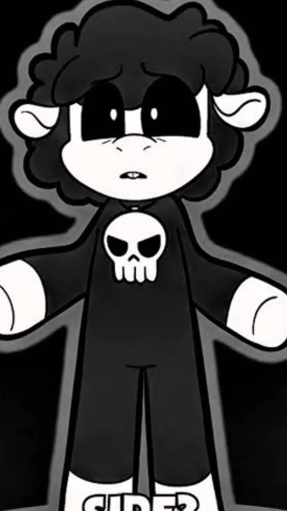 ai character: baba-chops is sad background