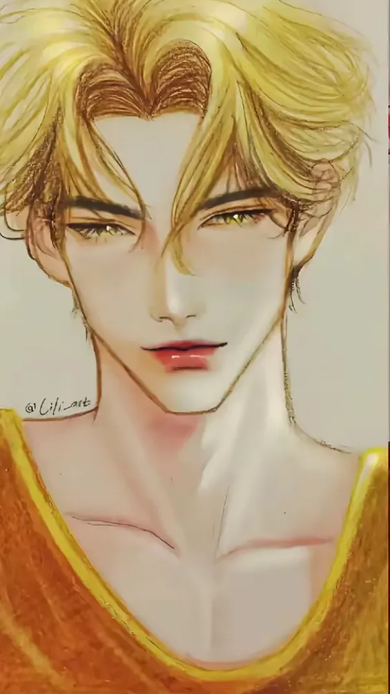 ai character: Human yellow background