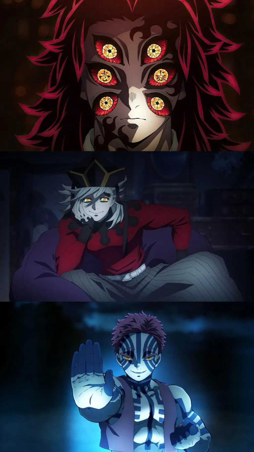ai character: Akaza, Douma, koku background