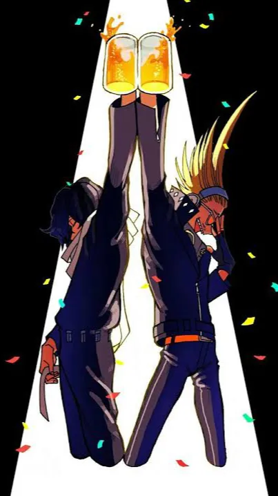 ai character: Aizawa and mic!!!! background