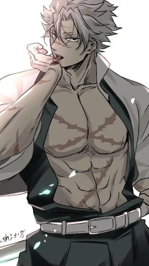 ai character: sanemi hot🔥 background