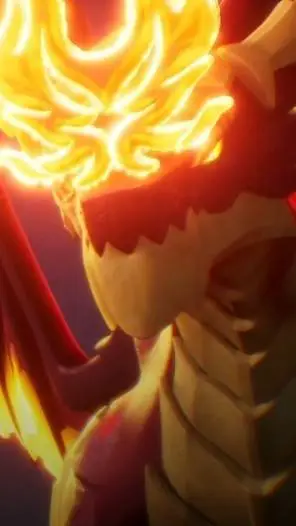 ai character: dragon of motion background