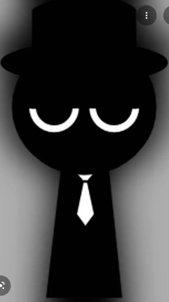 ai character: Mr Black  background