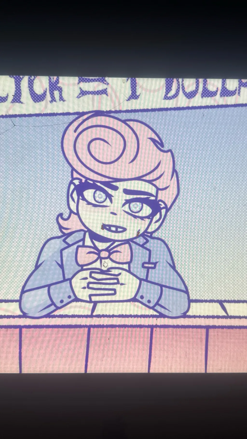 ai character: Harvey  background