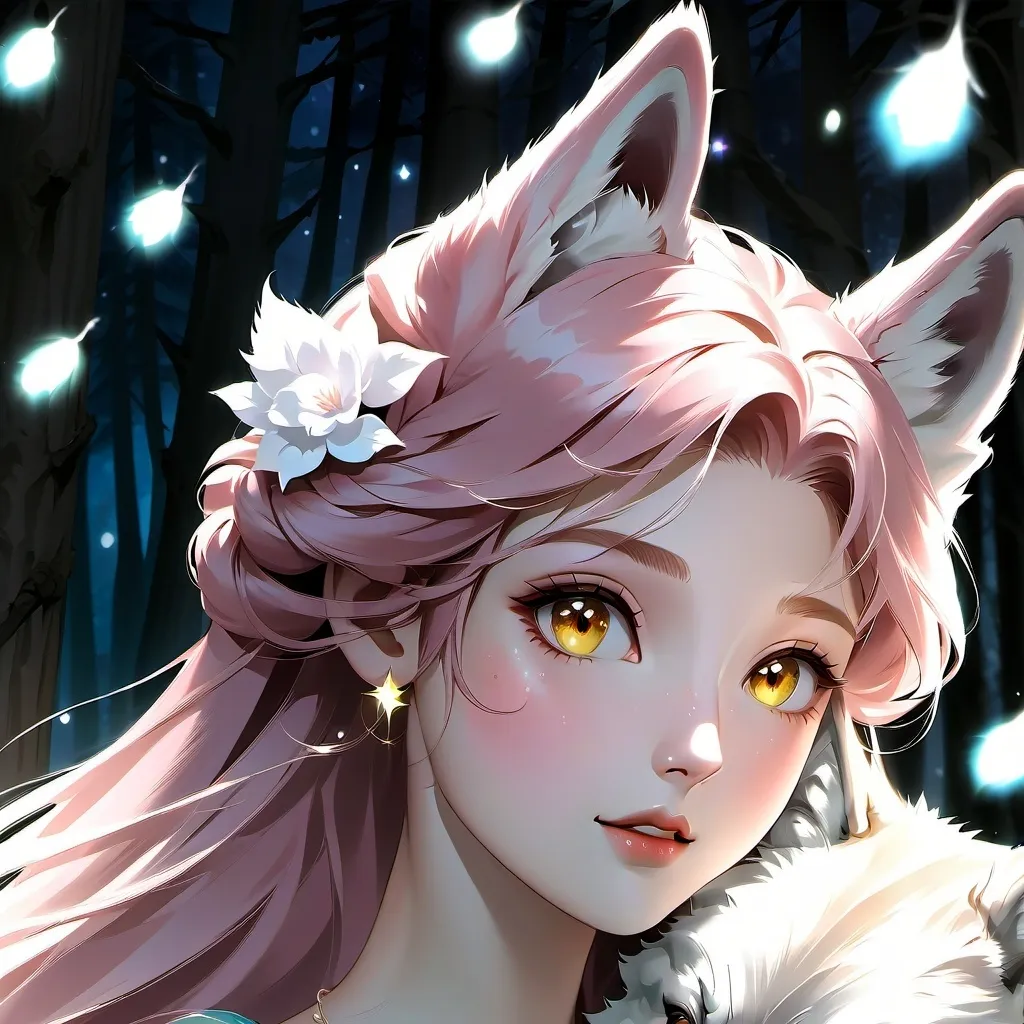 chat with ai character: mha Wolf hybrid