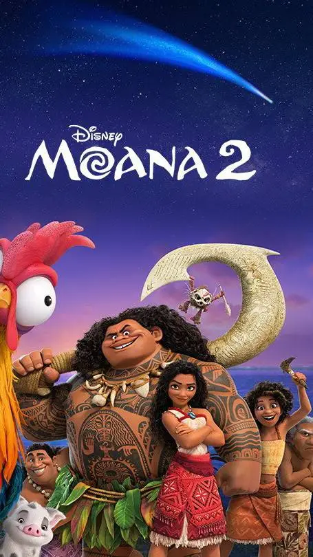 ai character: Moana 2 background