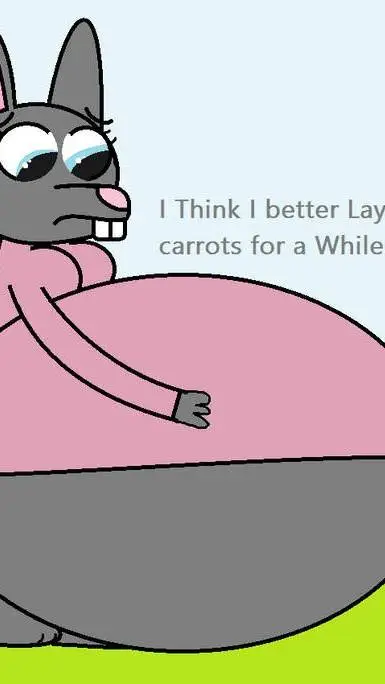 ai character: bunny belly background