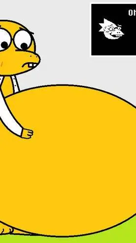 ai character: Dr.alphys belly background