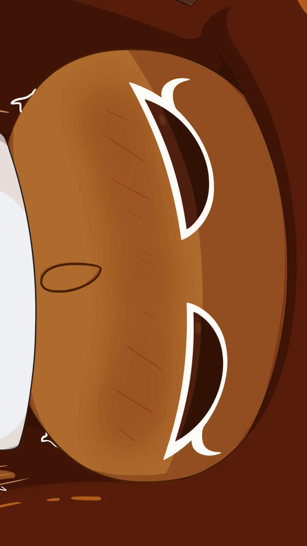 ai character: Cocoa cookie ￼ background