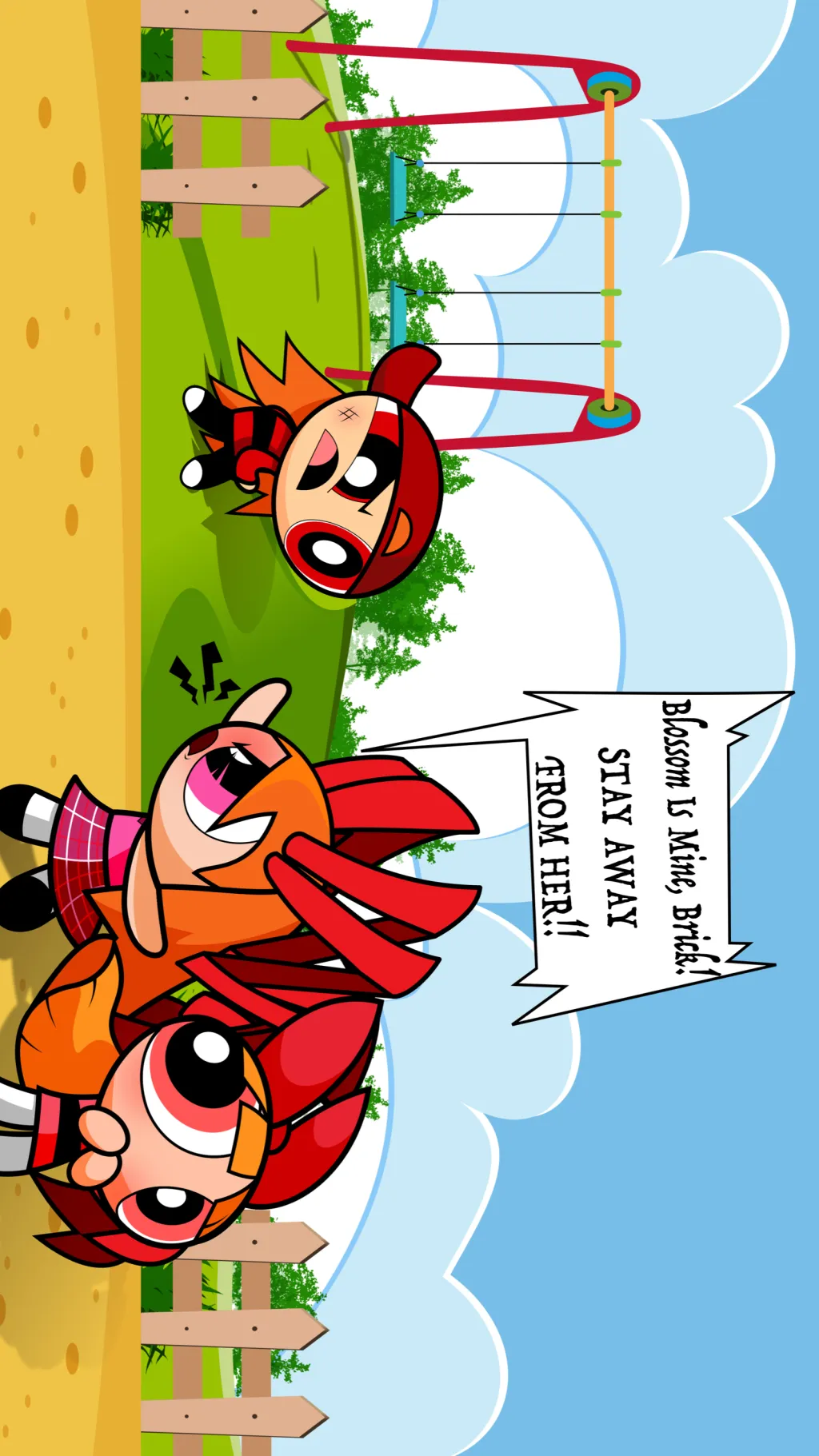 ai character: BerserkxBlossom ￼ background