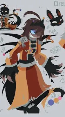 ai character: ￼ circus Alice ￼ background