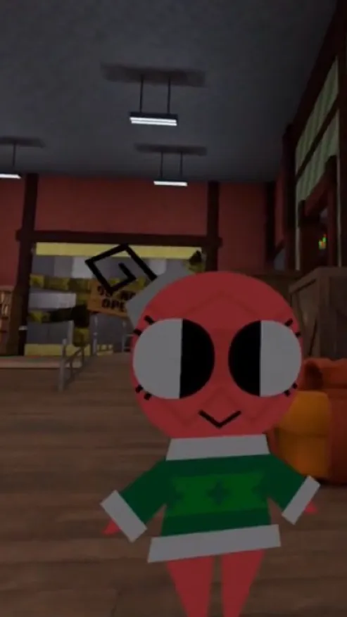 ai character: paper ￼￼bobette background