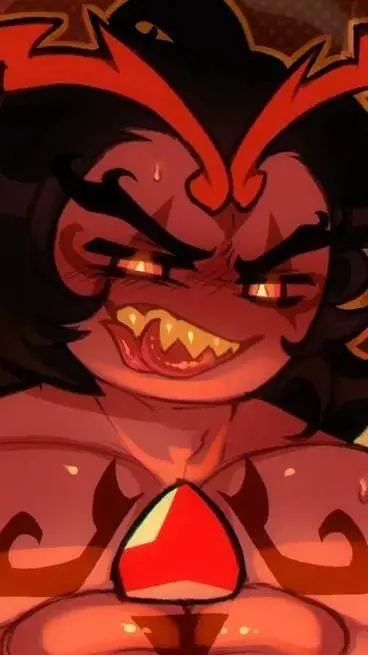 ai character: Burning spice background