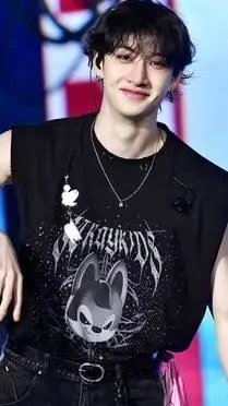 ai character: Bang Chan skz background